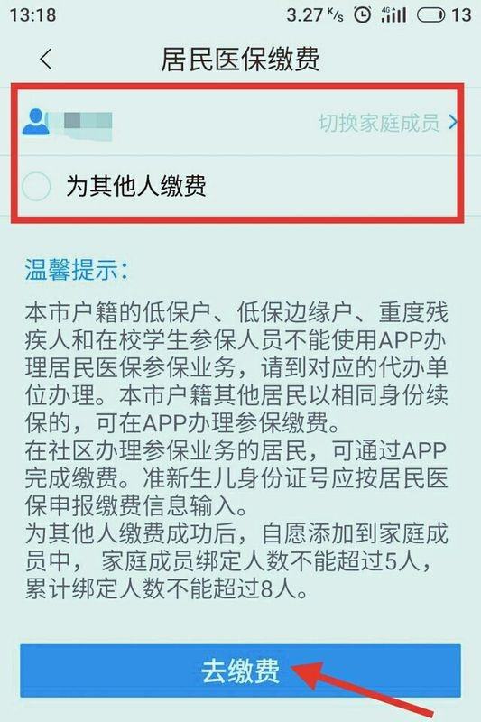 个人医保如何在手机上缴费